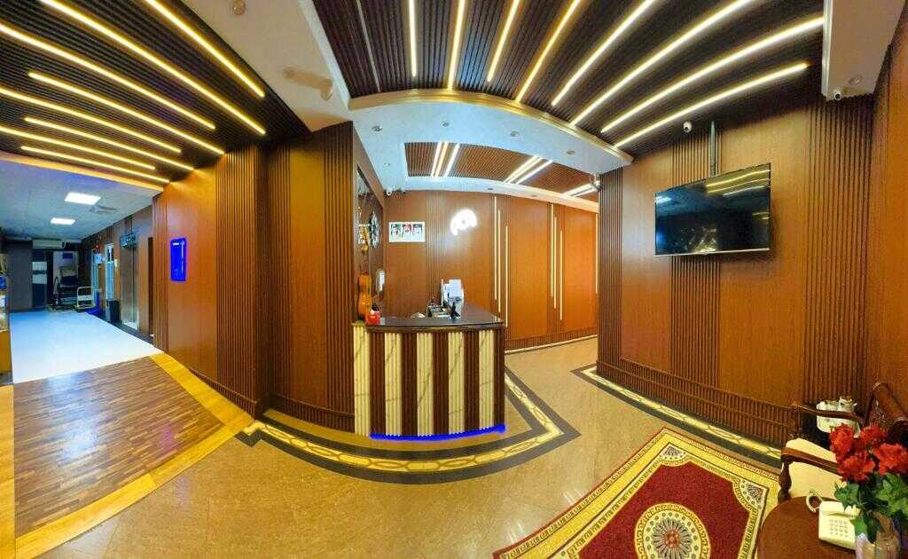 Reception area at Al Ahrar Hotel in Deira, Dubai